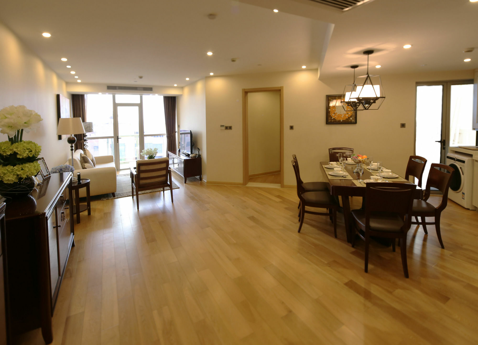 Green Court Residence Jinqiao Diamond Shanghai Eksteriør billede