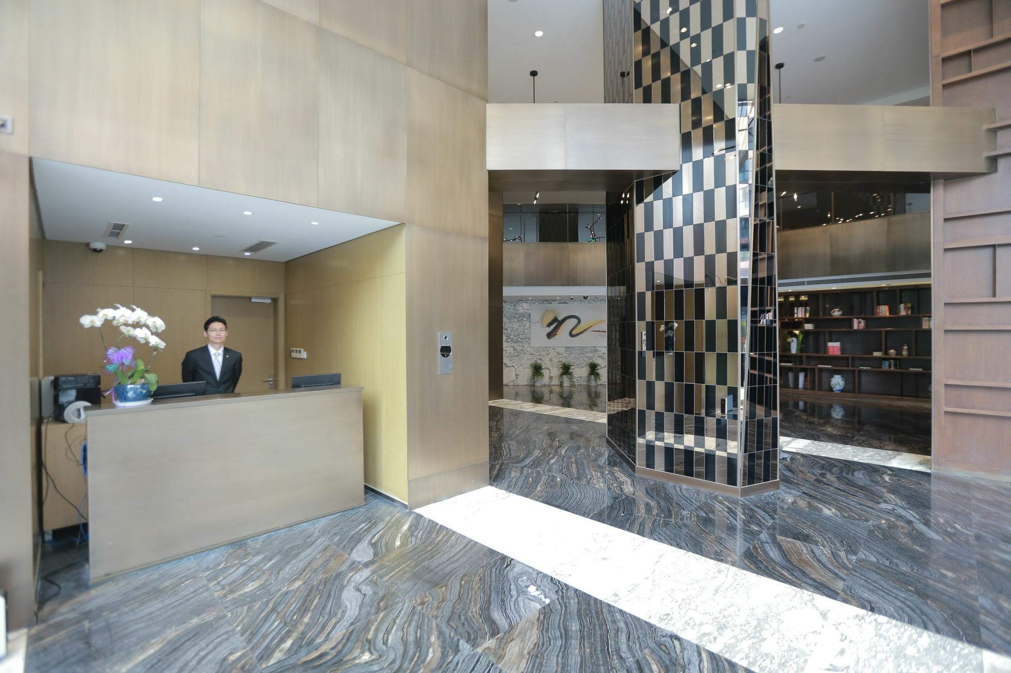 Green Court Residence Jinqiao Diamond Shanghai Eksteriør billede